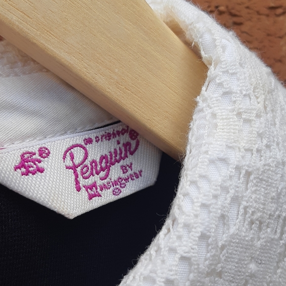 Lace collar mod Penguin dress - Picture 4 of 8